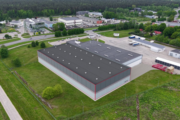 Coca-Cola noliktavas ēkas jaunbūve