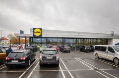 Tirdzniecības veikala LIDL būvniecība